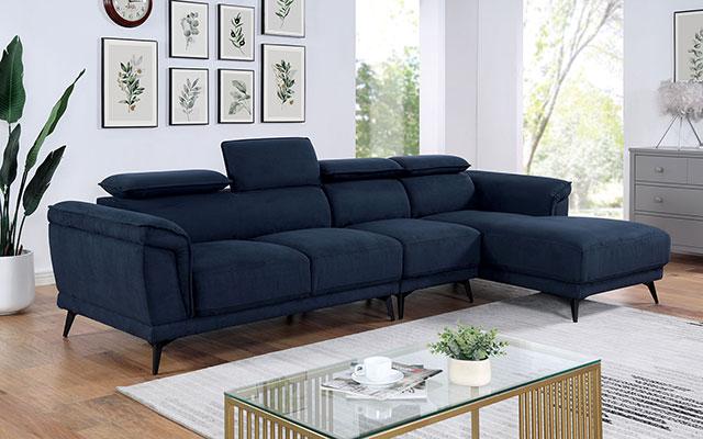 NAPANEE Sectional, Navy