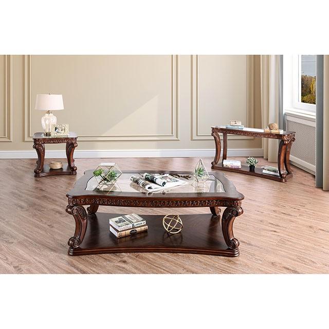 Walworth Dark Oak Sofa Table - In Home Furniture (San Antonio, TX)