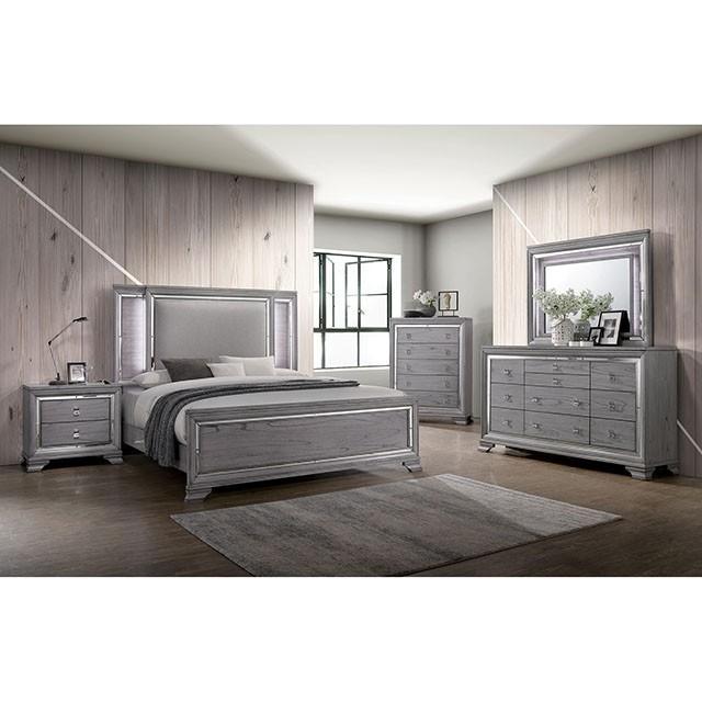 Alanis Light Gray Dresser - In Home Furniture (San Antonio, TX)