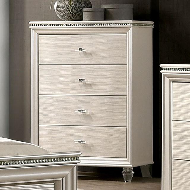 ALLIE Chest Beige & Brown - In Home Furniture (San Antonio, TX)