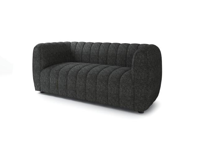 AVERSA Loveseat, Black, Gray, & White - In Home Furniture (San Antonio, TX)