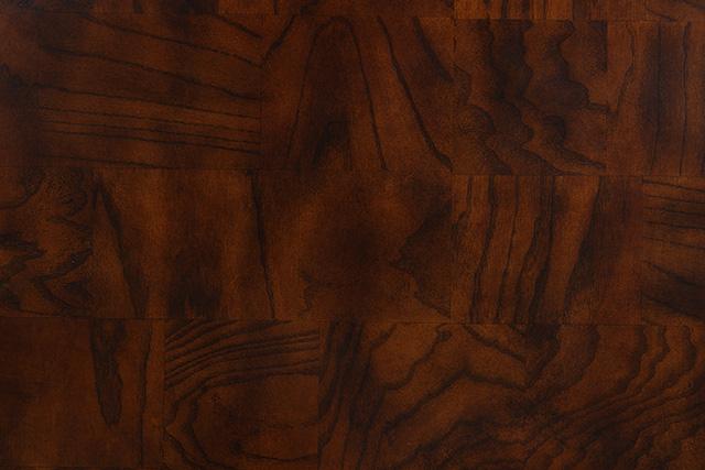 Francione Bed Chrome & Cherry - In Home Furniture (San Antonio, TX)