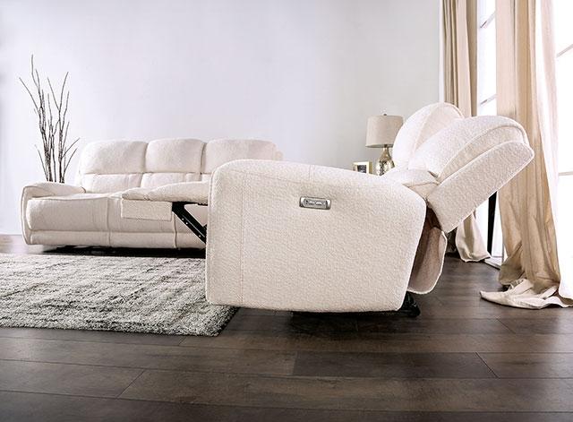 MORCOTE Power Sofa, Beige - In Home Furniture (San Antonio, TX)