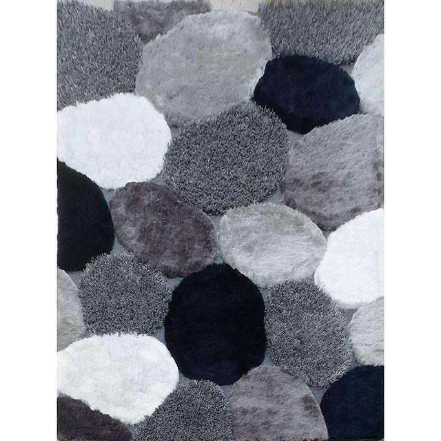 Vancouver Gray/Navy 5' X 7' Area Rug