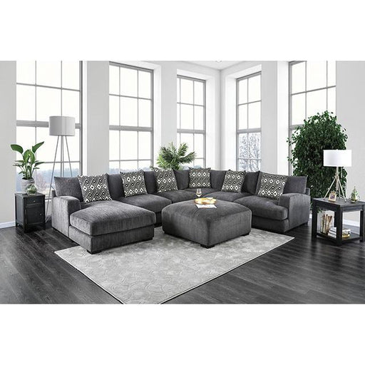 Kaylee Gray U-Shaped Sectional - In Home Furniture (San Antonio, TX)