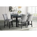 Francesca Counter Dining Gray Counter Velvet Side Chair (2 Per Pack) - In Home Furniture (San Antonio, TX)