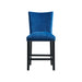 Francesca Counter Dining Blue Counter Velvet Side Chair (2 Per Pack) - In Home Furniture (San Antonio, TX)