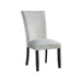 Valentino White 5PC Dining Set-Table & Four Grey Chairs - In Home Furniture (San Antonio, TX)