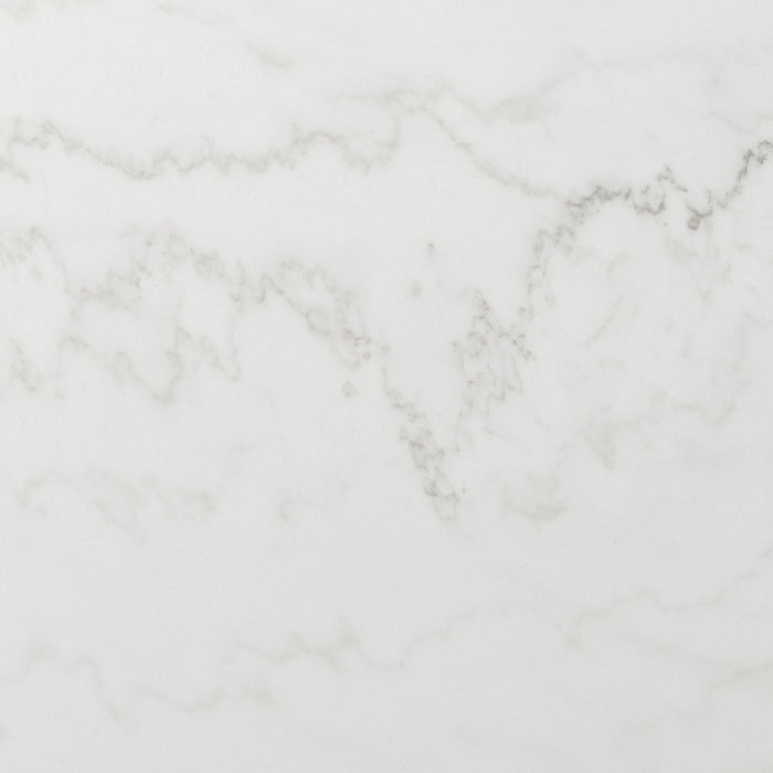 Francesca White Marble Rectangular 5PC Dining Set-Table & Four Blue Velvet Chairs - In Home Furniture (San Antonio, TX)