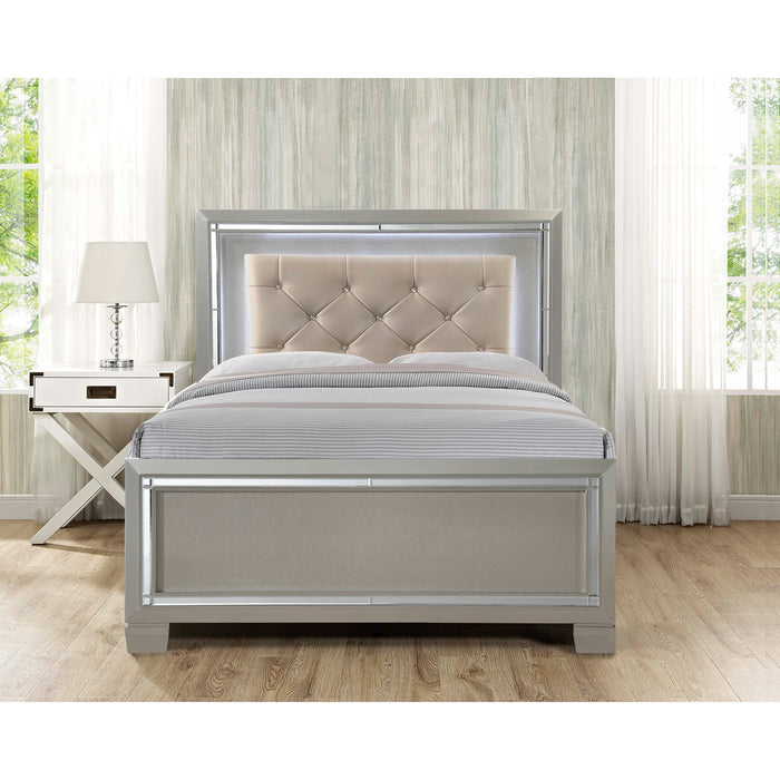 Platinum Youth Platform Bed - In Home Furniture (San Antonio, TX)