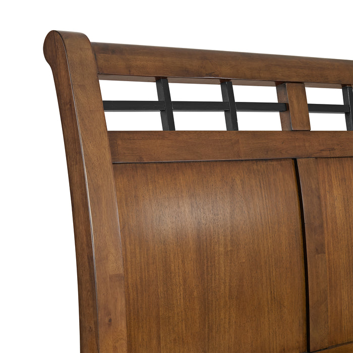 Gage Sleigh Storage Bedroom Set - In Home Furniture (San Antonio, TX)