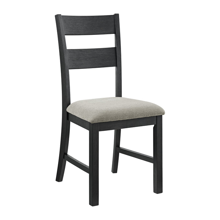 Garcia 5PC Dining Set with Table and 4 Chairs in Black