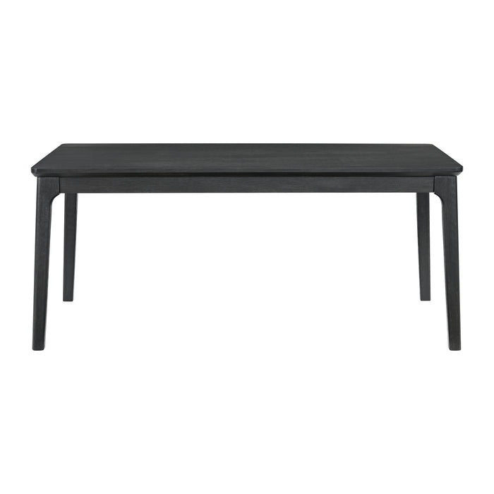 Garcia 6PC Dining Set with Table, 4 Chairs, and Bench in Black - In Home Furniture (San Antonio, TX)