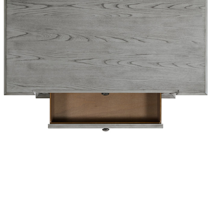 Glenmore 15-Drawer Mansion Chest in Aged Grey