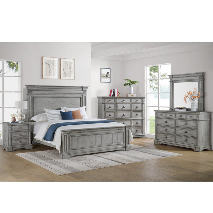 Glenmore 8-Drawer Dresser in Aged Grey - In Home Furniture (San Antonio, TX)