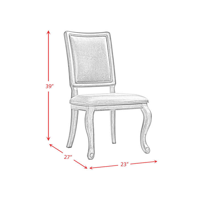Gramercy Dining Rectangle Back Chair w/PU Back (2pcs Per Carton) - In Home Furniture (San Antonio, TX)