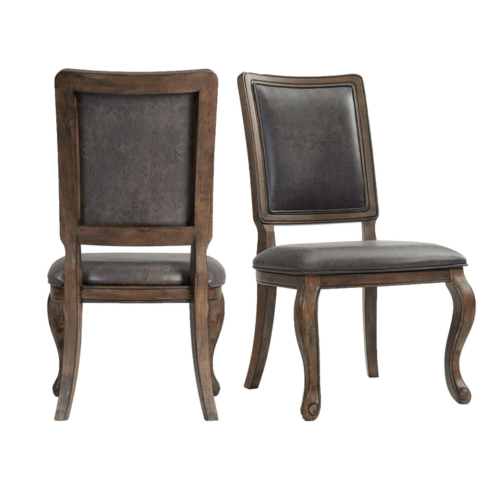 Gramercy Dining Rectangle Back Chair w/PU Back (2pcs Per Carton) - In Home Furniture (San Antonio, TX)
