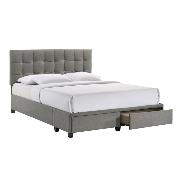 Hacienda Queen Storage Bed W/Tacoma Grey CM 003 (3A Packing)