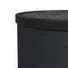 Halo Round Smart End Table in Black - In Home Furniture (San Antonio, TX)