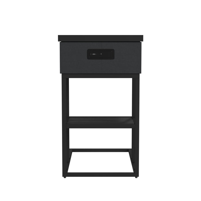 Halo Smart C-Table in Black - In Home Furniture (San Antonio, TX)