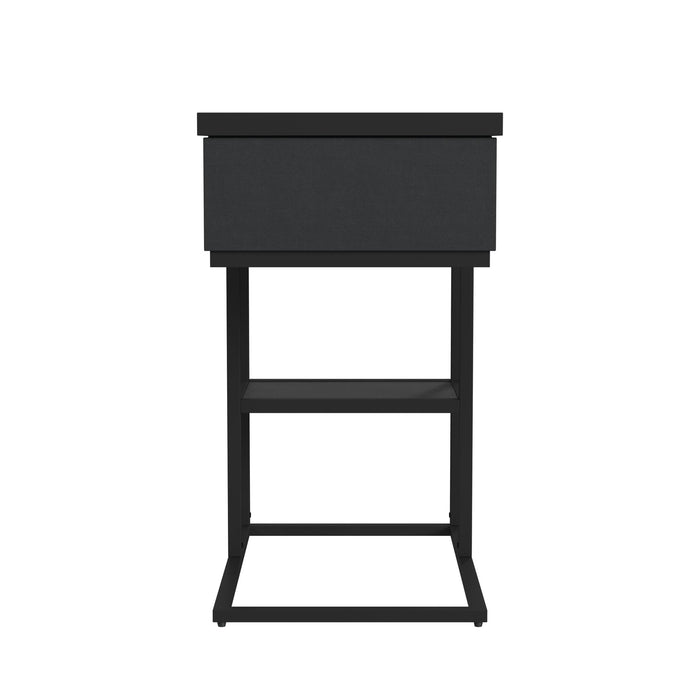 Halo Smart C-Table in Black - In Home Furniture (San Antonio, TX)