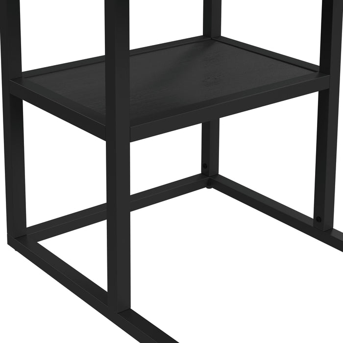 Halo Smart C-Table in Black - In Home Furniture (San Antonio, TX)