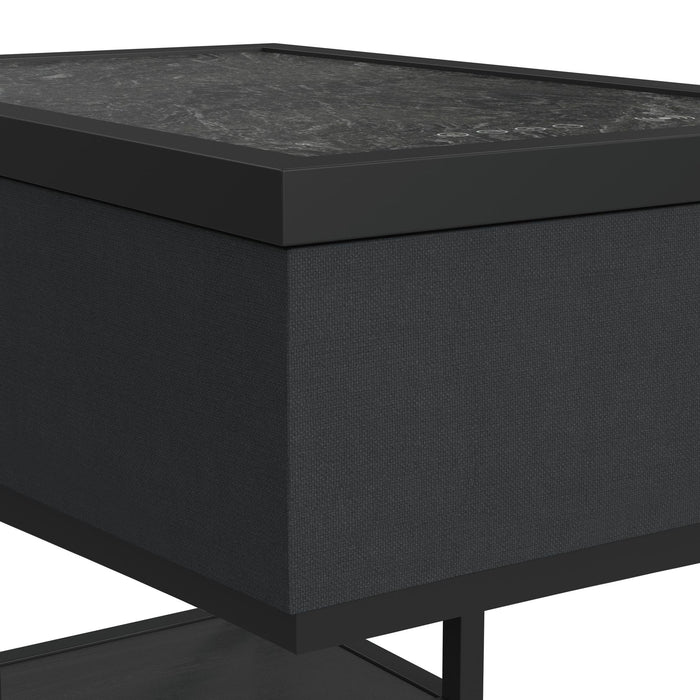 Halo Smart C-Table in Black - In Home Furniture (San Antonio, TX)