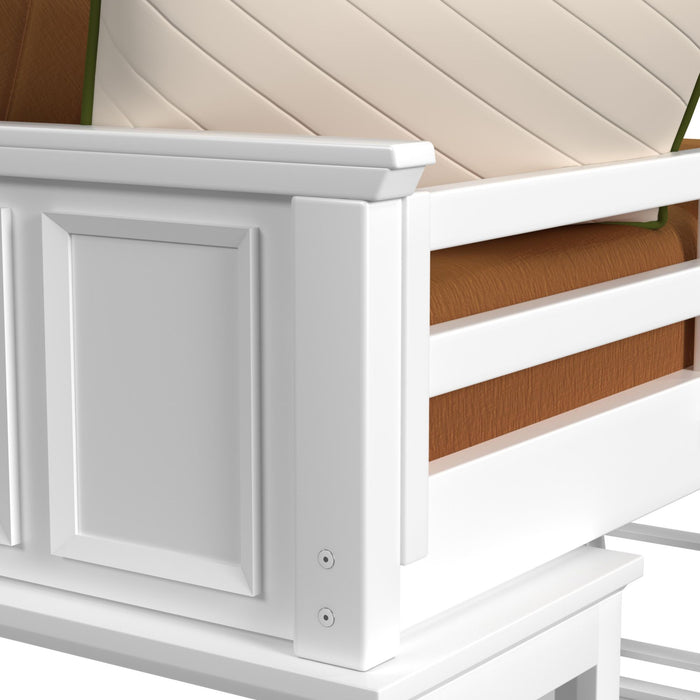 Hampton Kids Loft with Ladder and Desk with Speaker Bedroom Set - In Home Furniture (San Antonio, TX)