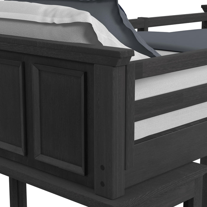 Hampton Kids Loft with Staircase and Desk with Speaker Bedroom Set - In Home Furniture (San Antonio, TX)