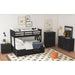 Hampton Kids Over Bunk with Ladder and Trundle Bedroom Set - In Home Furniture (San Antonio, TX)