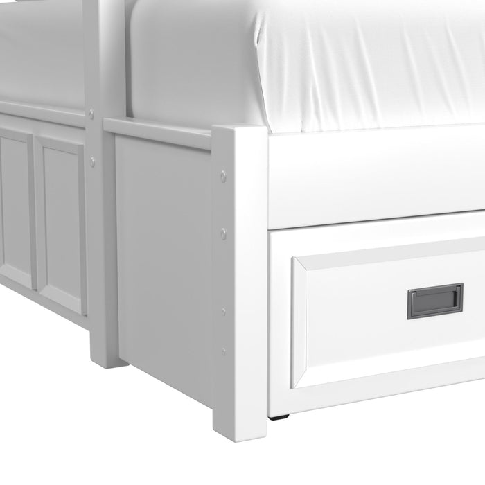 Hampton Kids Over Bunk with Ladder and Trundle