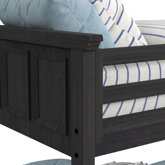 Hampton Kids Over Bunk with Ladder and Trundle Bedroom Set - In Home Furniture (San Antonio, TX)