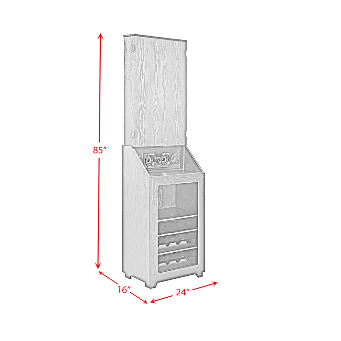 Hurricanes Dartboard Cabinet with Speaker and LED in Black (3A Packing)