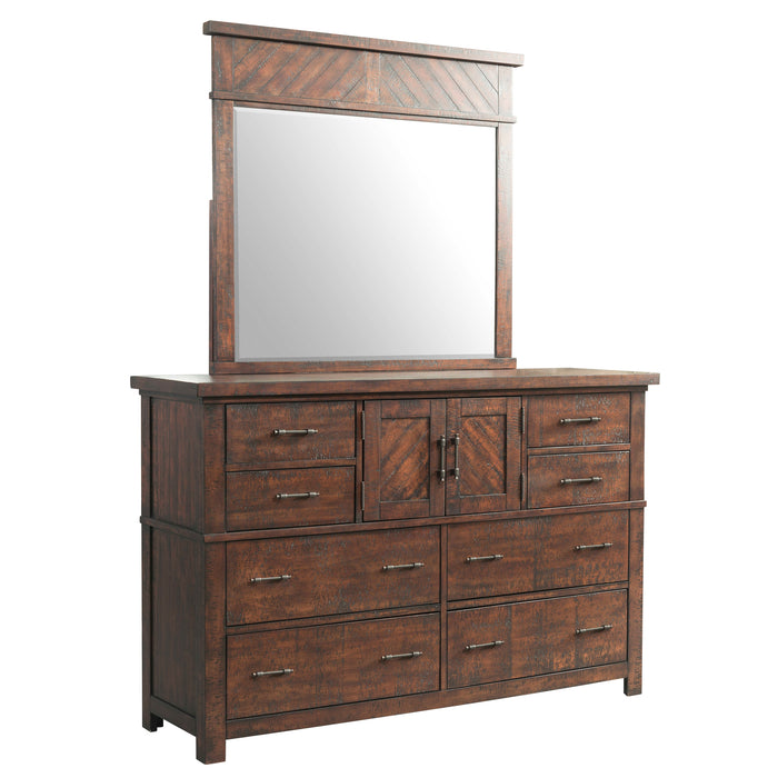 Jax Dresser & Mirror Set - In Home Furniture (San Antonio, TX)