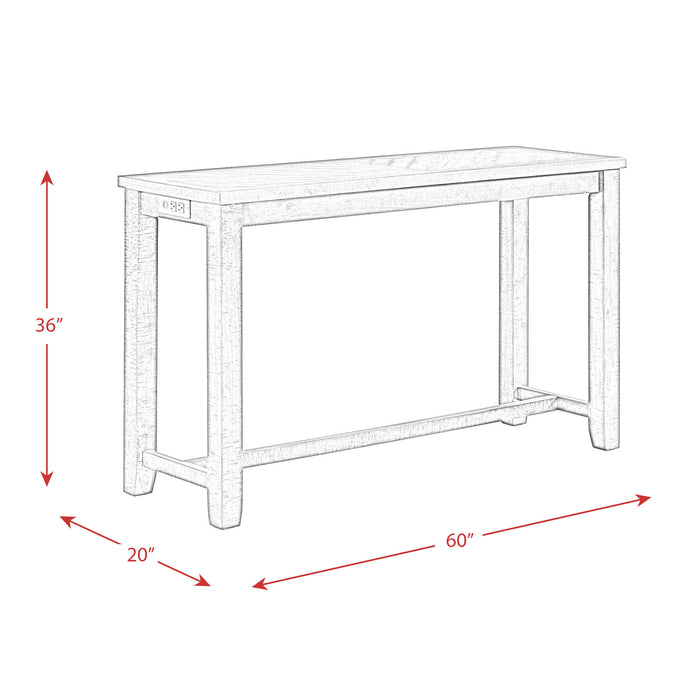 Jax Bar Table Single Pack (Table + Three Stools) - In Home Furniture (San Antonio, TX)