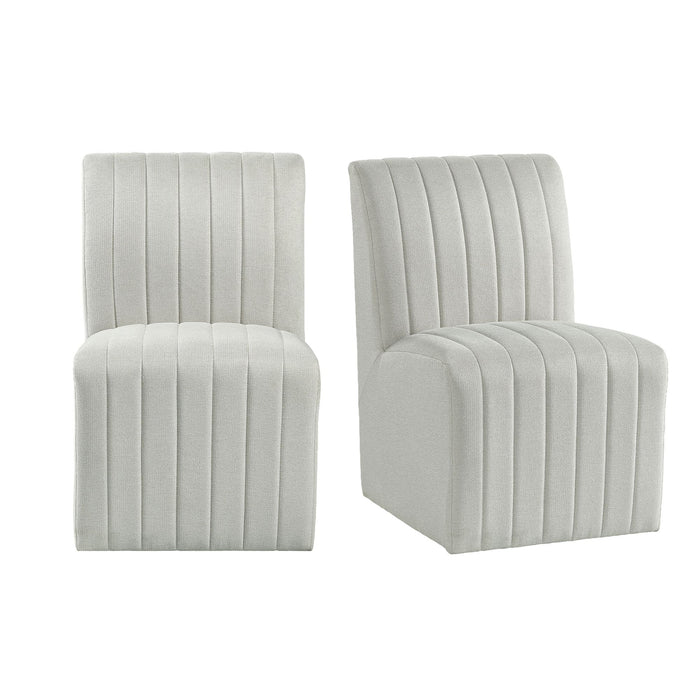 Jemma Standard Height Dining Set in Grey-Square Table and Four Chairs - In Home Furniture (San Antonio, TX)