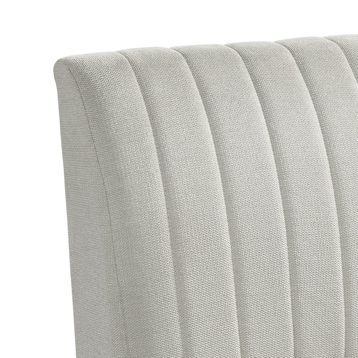 Jemma Upholstered Bench in Beige Linen