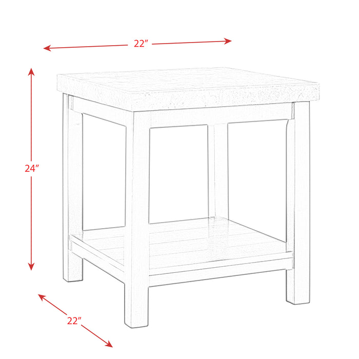 Kansas 4274 End Table - In Home Furniture (San Antonio, TX)