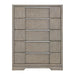 Kelis 5-Drawer Chest in Grey - In Home Furniture (San Antonio, TX)