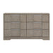 Kelis 6-Drawer Dresser in Grey - In Home Furniture (San Antonio, TX)