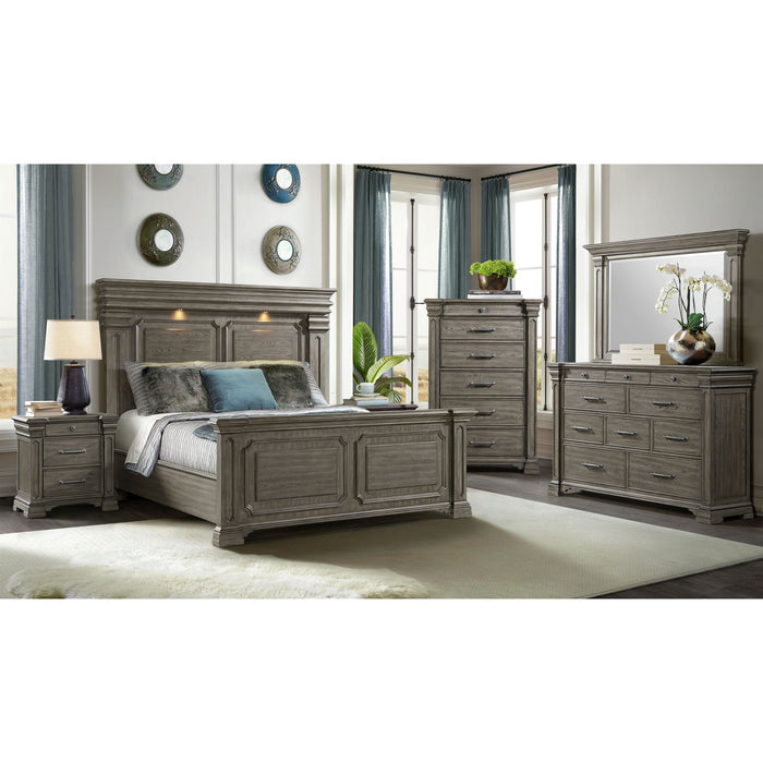 Kings Court 6-Drawer Chest in Grey