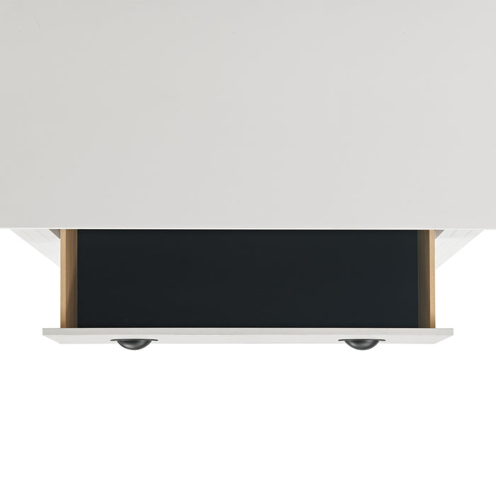 Kona 5-Drawer Chest in White - In Home Furniture (San Antonio, TX)