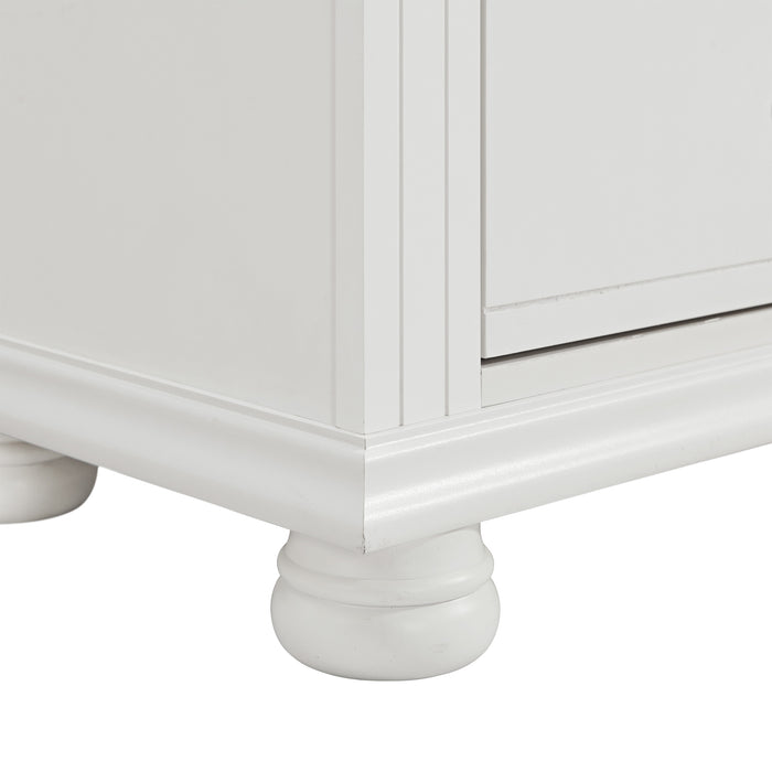 Kona 6-Drawer Dresser in White - In Home Furniture (San Antonio, TX)