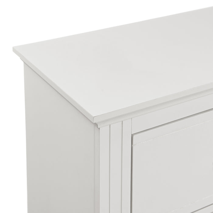 Kona 5-Drawer Chest in White - In Home Furniture (San Antonio, TX)