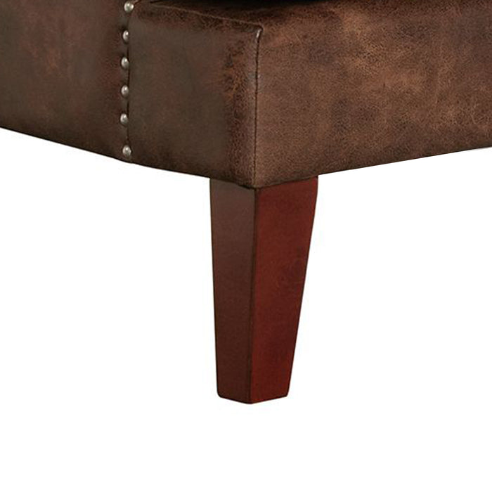 Kori (724) Chair w/Chrome Nails In Sierra Toffee - In Home Furniture (San Antonio, TX)