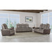 Lantana Power Motion Sofa with Power Headrest, Led, DDT, reading light and PWS in Rocky Grey/Brown - In Home Furniture (San Antonio, TX)