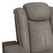 Lantana Power Motion Sofa with Power Headrest, Led, DDT, reading light and PWS in Rocky Grey/Brown - In Home Furniture (San Antonio, TX)
