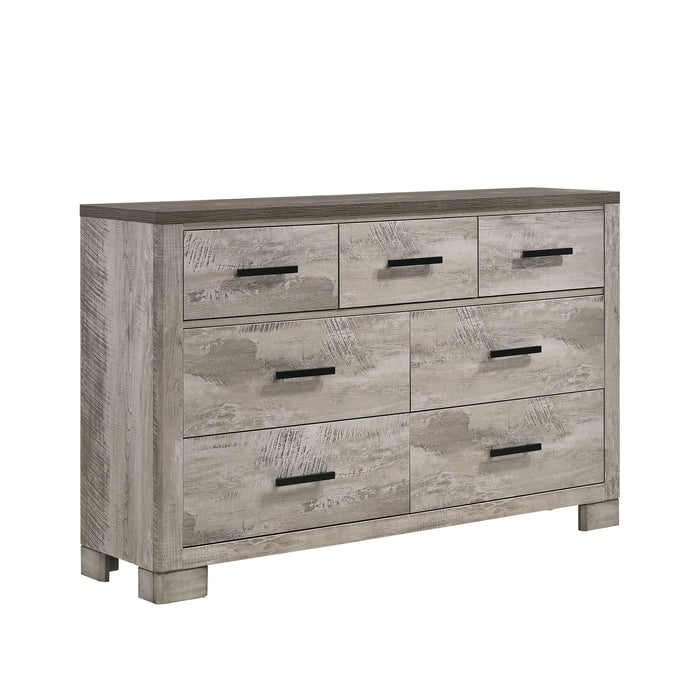 Millers Cove Dresser Two-Tone Grey (Sturdy) - In Home Furniture (San Antonio, TX)