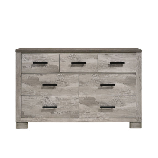 Millers Cove Dresser Two-Tone Grey (Sturdy) - In Home Furniture (San Antonio, TX)