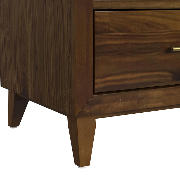 Malia Dresser and Topper in Walnut - In Home Furniture (San Antonio, TX)